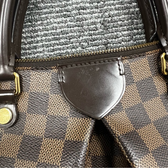 LOUIS VUITTON DAMIER EBENE SIENA MM BAG - Picture 13 of 16